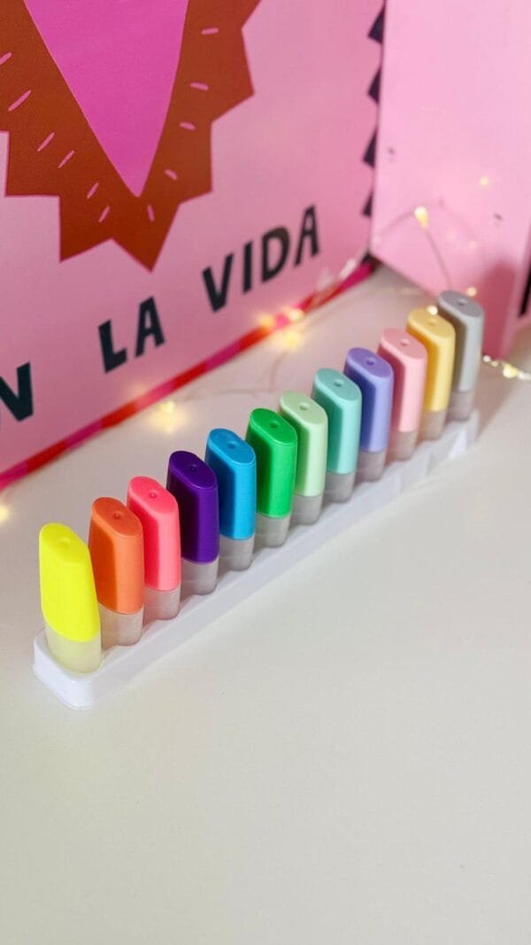 Caja x12 resaltadores multicolor