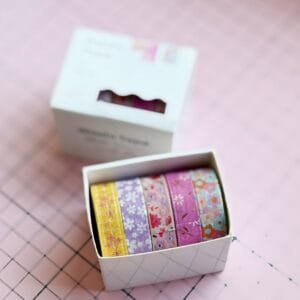 Washi tape flores