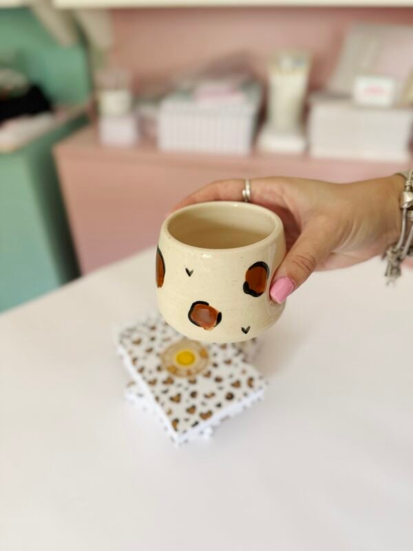 Mate de cercamica - animal print - Imagen 2