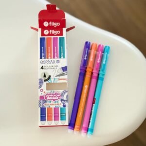 Boligrafos roller borrables x4